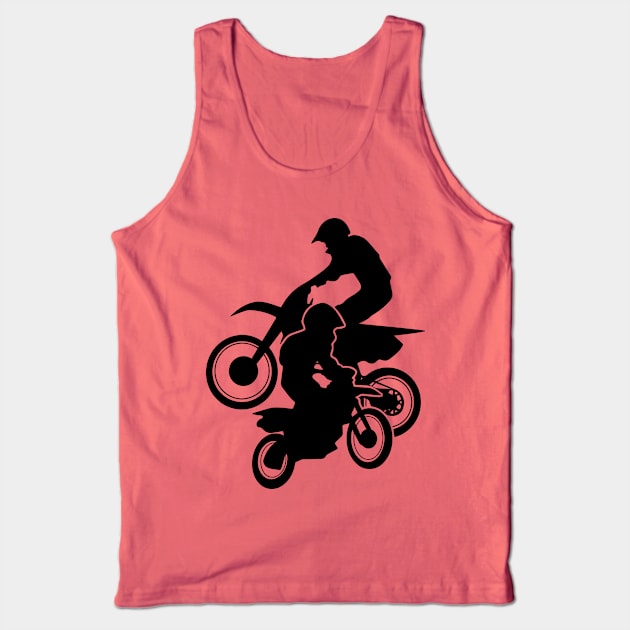 Motocross Dirt Bikes Off-road Motorcycle Racing Tank Top by hobrath